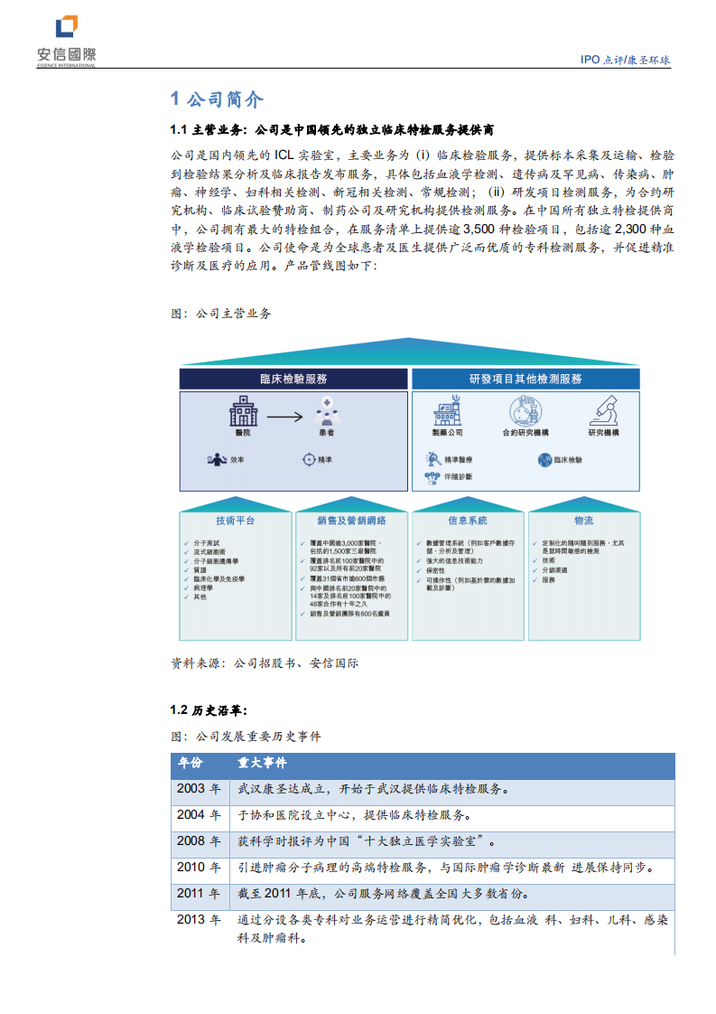 康圣环球-IPO点评：中国领先的独立临床特检服务提供商-210629.pdf 第3页