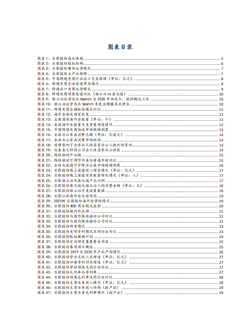 乐歌股份-打造人体工学品牌典范，布局公共海外仓生态-211027.pdf 第3页