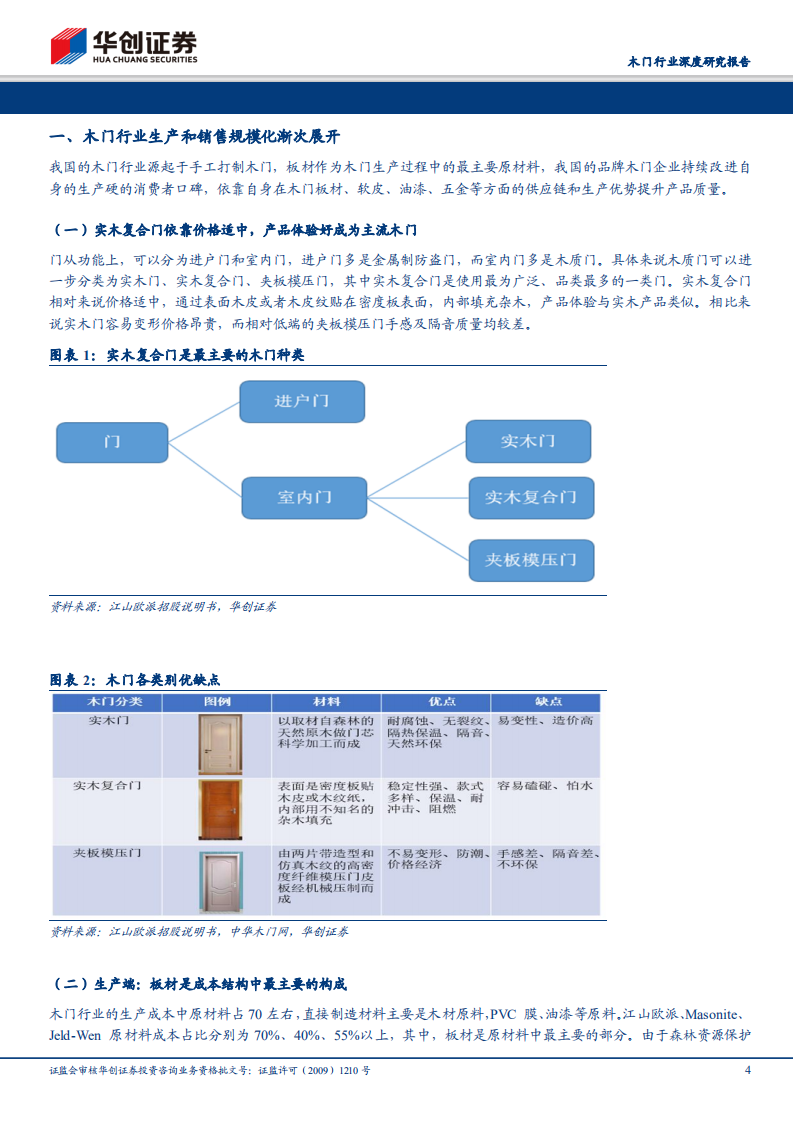 木门行业深度研究报告：千亿木门市场引百舸争流，品牌、渠道、产品铸龙头优势.pdf 第4页
