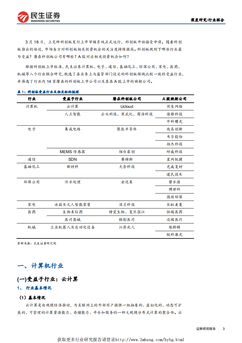 行业联合研究之：科创板专题，科创板快速推进，孕育投资机会-190322.pdf 第3页