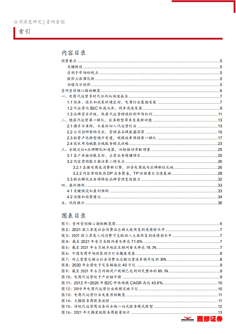 壹网壹创-深度覆盖报告：全域衍生+品牌孵化器，电商服务商龙头整装前行-20211113.pdf 第2页