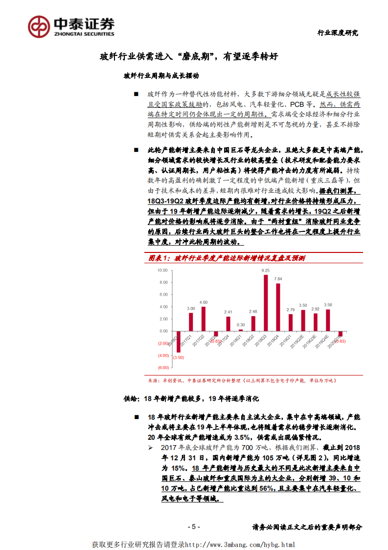 玻纤行业供需展望与安全边际分析：锋从磨砺出-190331.pdf 第5页