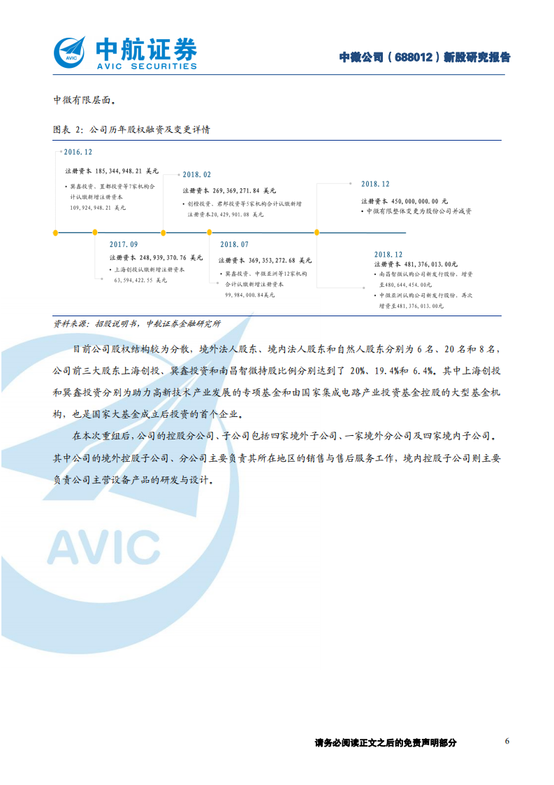 中微公司-中航科创板投资手册之七：自主创新、有机生长，冉冉升起的行业新星-190719.pdf 第6页