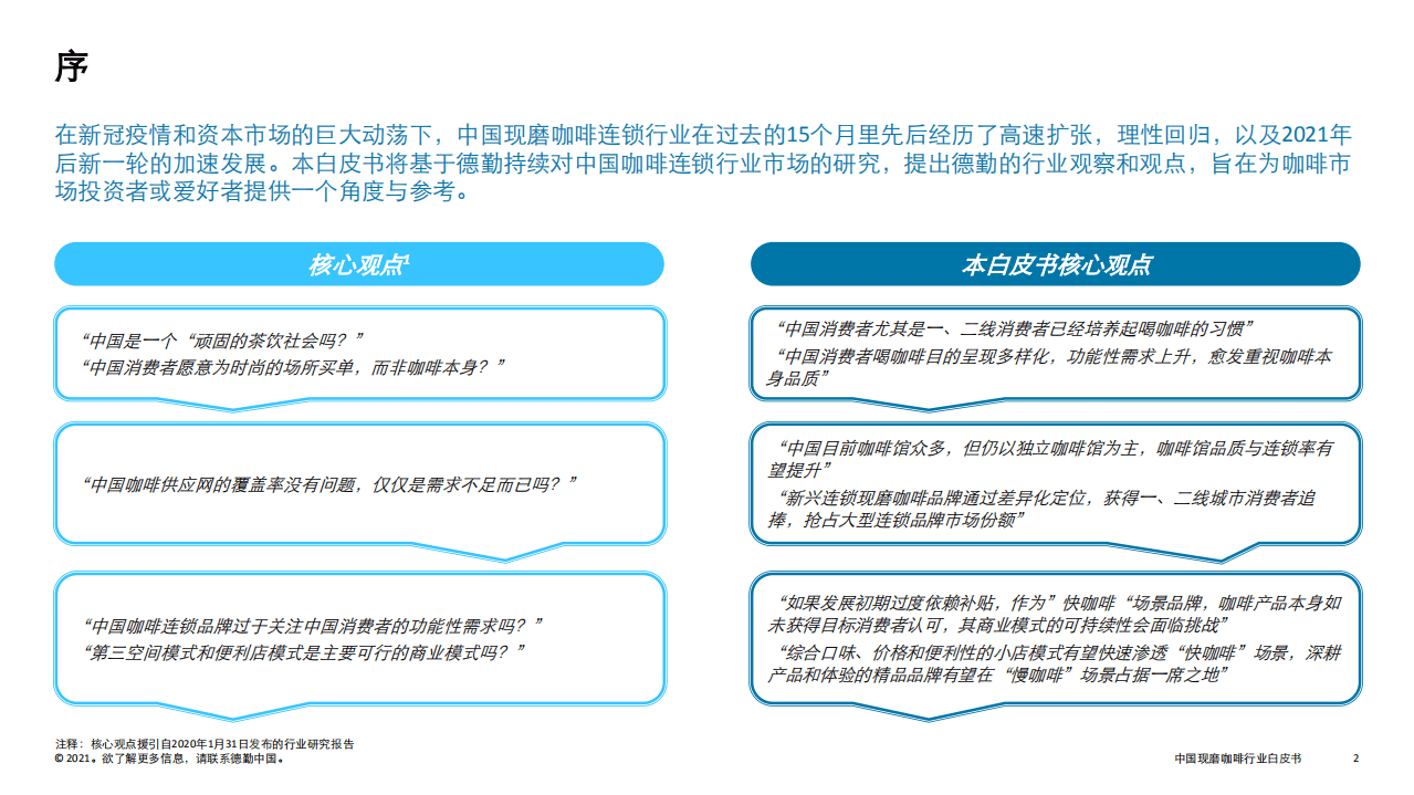 德勤：中国现磨咖啡行业白皮书.pdf 第2页