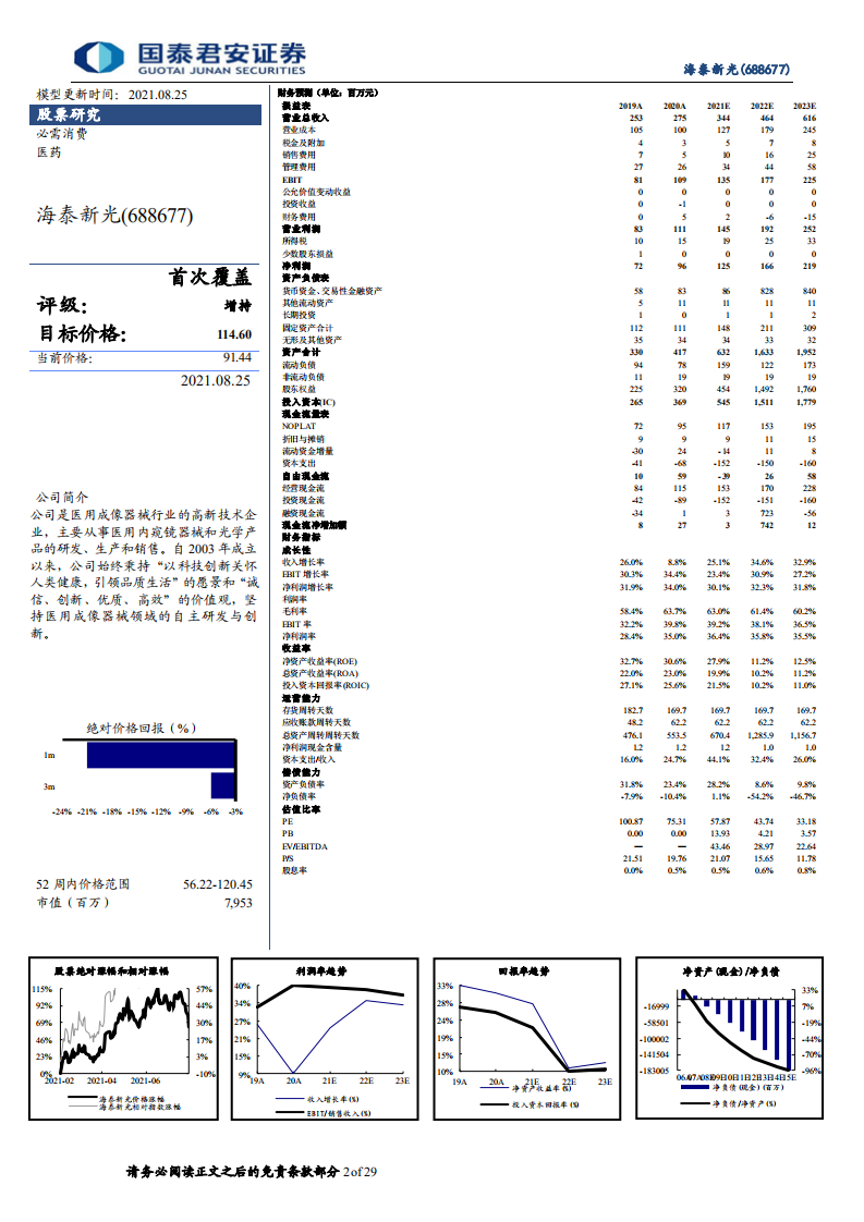 海泰新光-首次覆盖报告：硬核科技民族之光，硬镜蓝海扬帆远航-210825.pdf 第2页