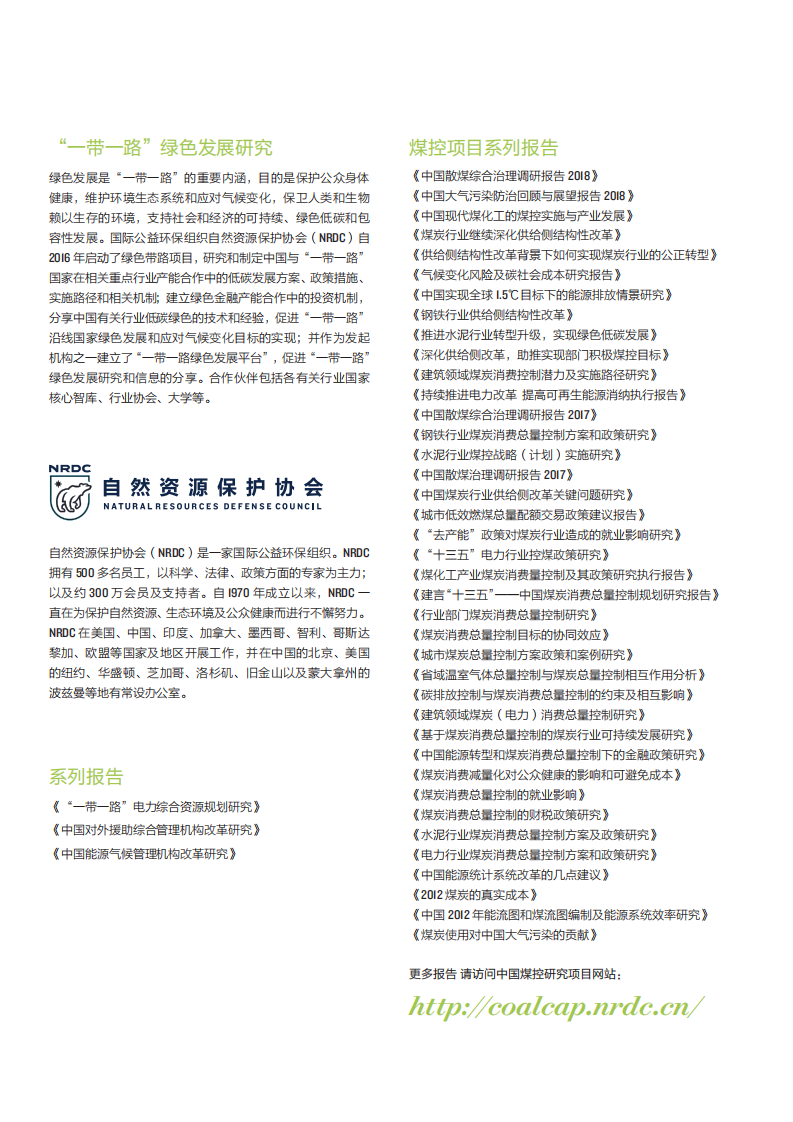 自然资源保护协会：中国高耗能行业&ldquo;一带一路&rdquo;绿色产能合作发展报告.pdf 第2页