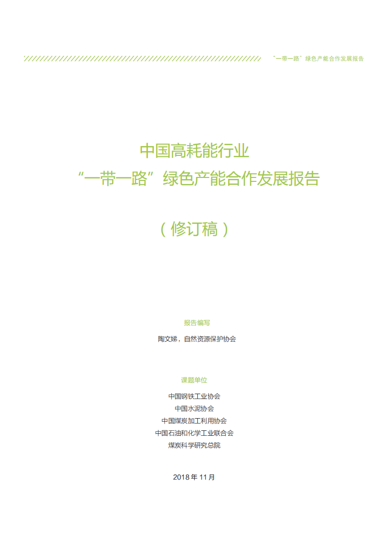 自然资源保护协会：中国高耗能行业&ldquo;一带一路&rdquo;绿色产能合作发展报告.pdf 第3页