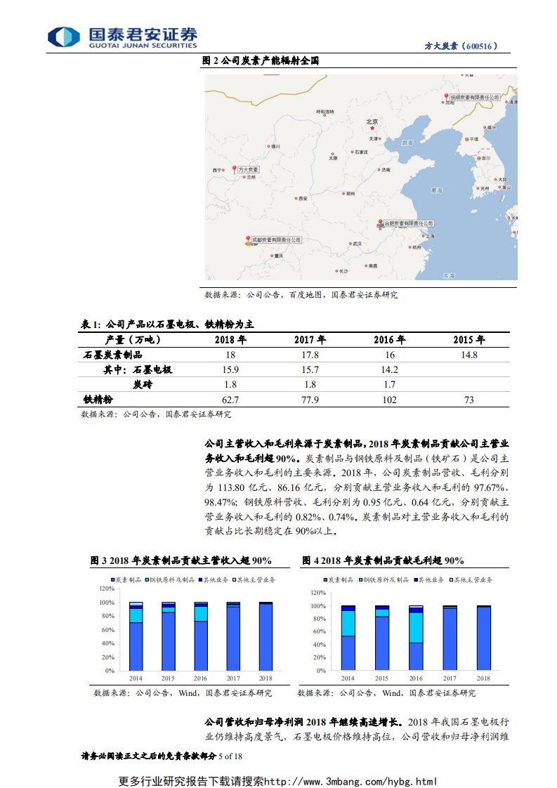 方大炭素-首次覆盖报告：石墨电极龙头，受益行业需求提升-190607.pdf 第5页