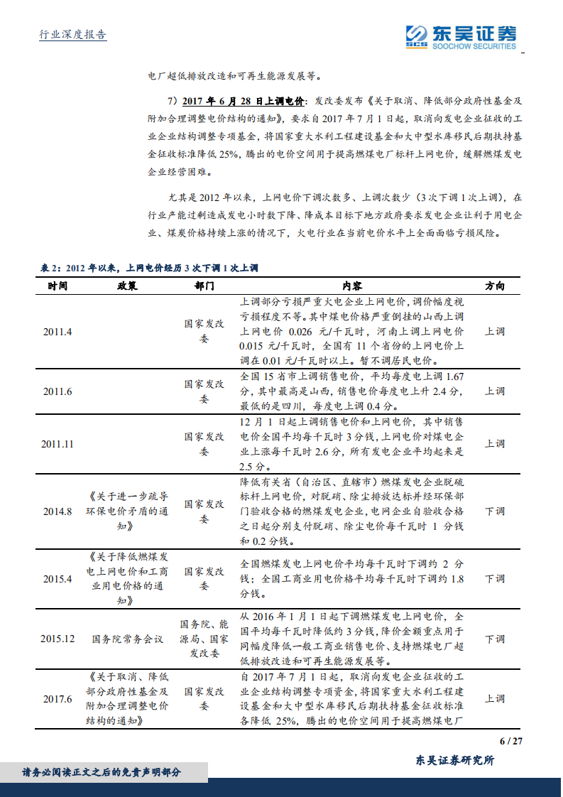 核心三因素边际变化明显，2019年火电行业配置与弹性均值得重点关注.pdf 第6页