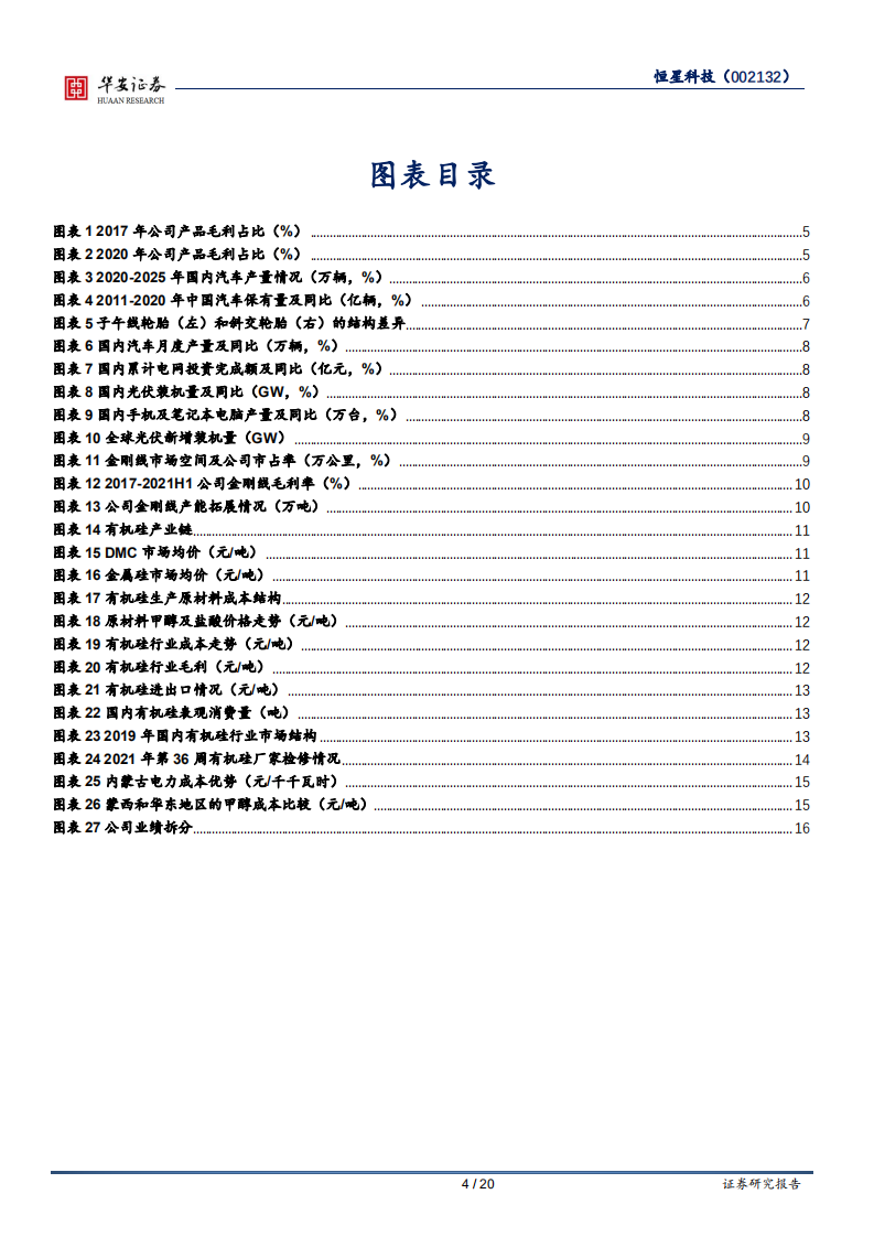 恒星科技-前瞻布局有机硅项目，双轮驱动蓄势待发-20211015.pdf 第4页