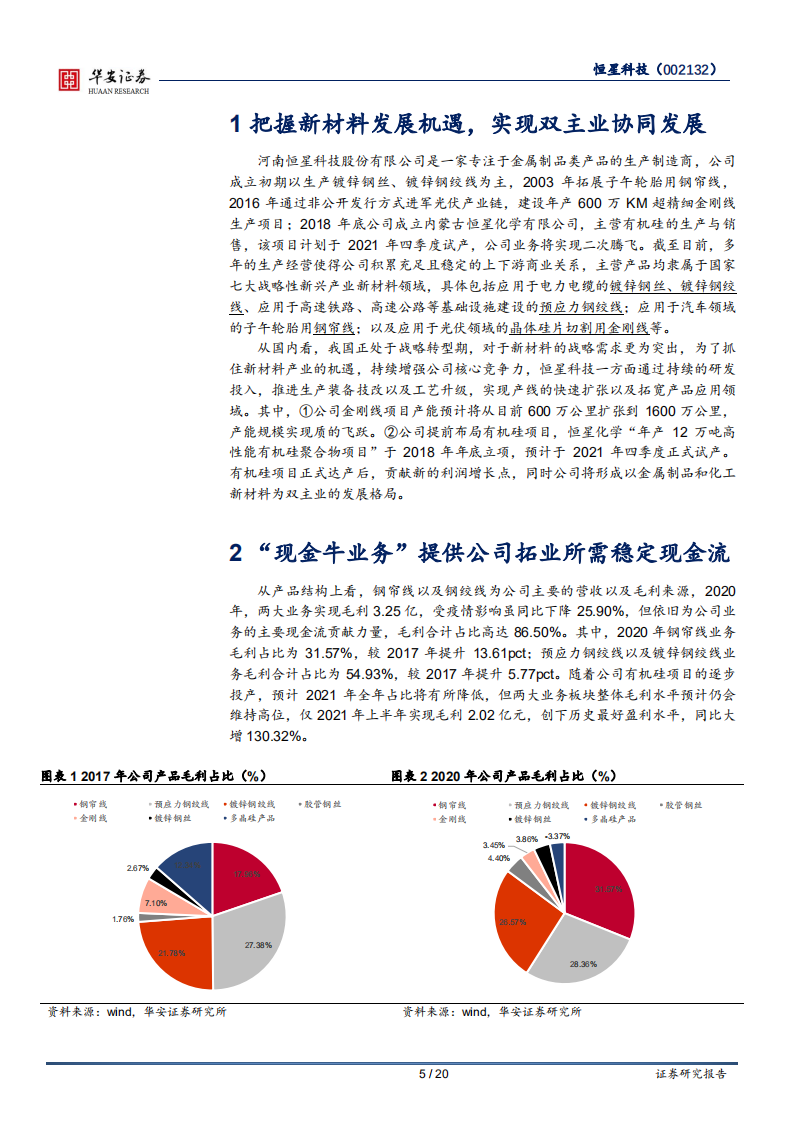 恒星科技-前瞻布局有机硅项目，双轮驱动蓄势待发-20211015.pdf 第5页