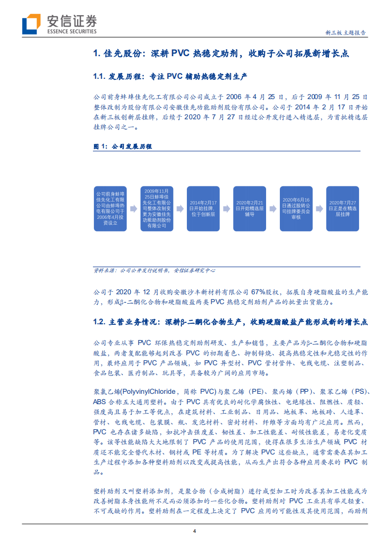 佳先股份-PVC热稳定助剂优势企业，产能释放&收购快速增长-210912.pdf 第4页