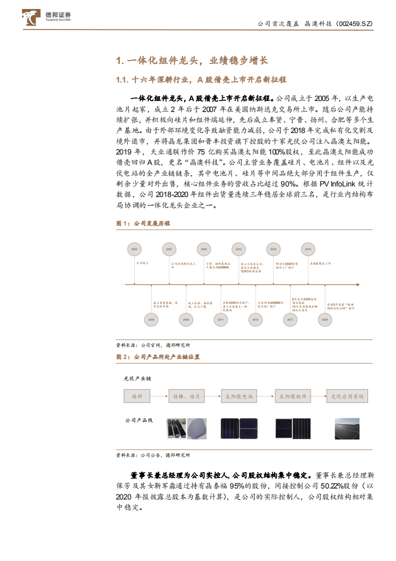 晶澳科技-老牌组件龙头，一体化稳健发展-210726.pdf 第6页