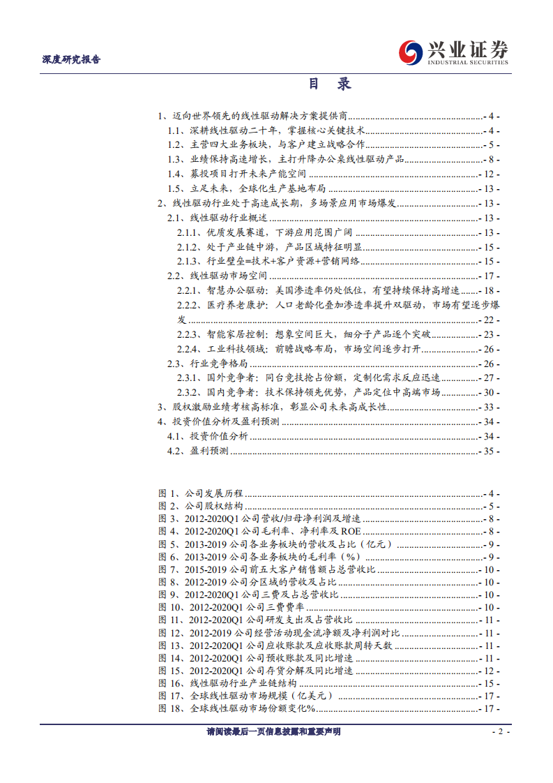 捷昌驱动-深耕线性驱动二十载，多场景应用市场广阔-200510.pdf 第2页