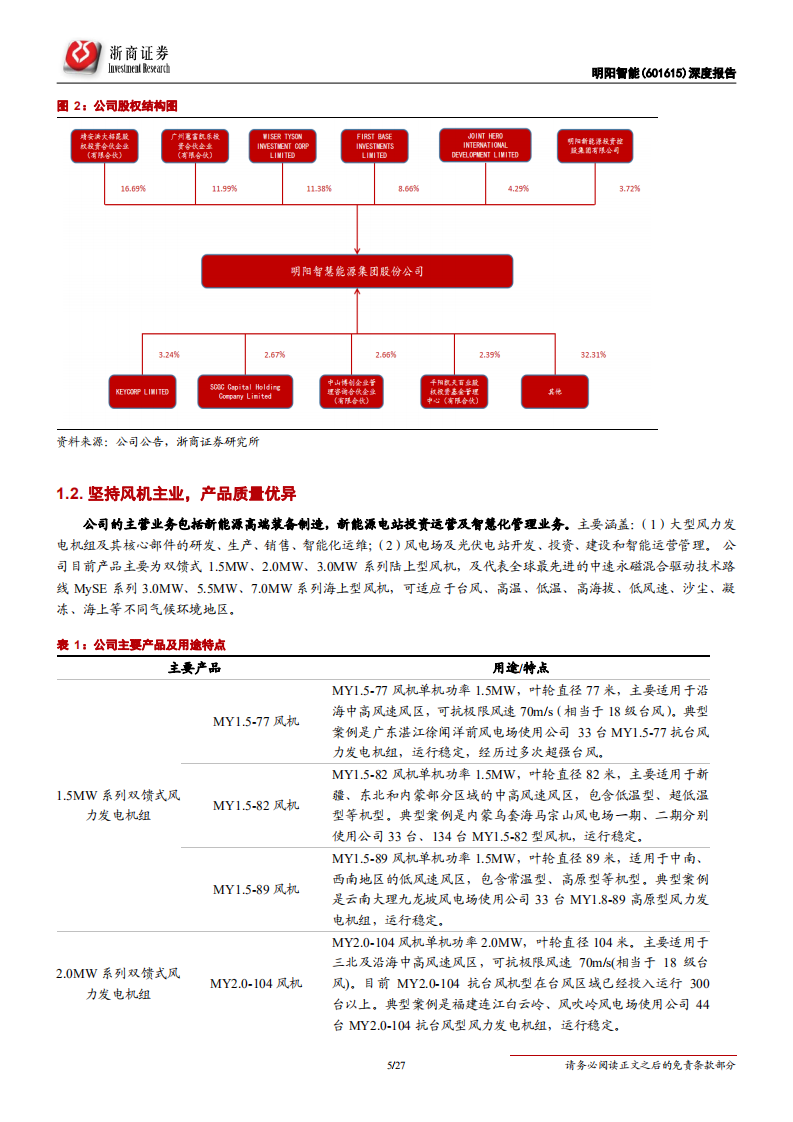 明阳智能-深度报告：海上风电龙头迎接大时代-200403.pdf 第5页