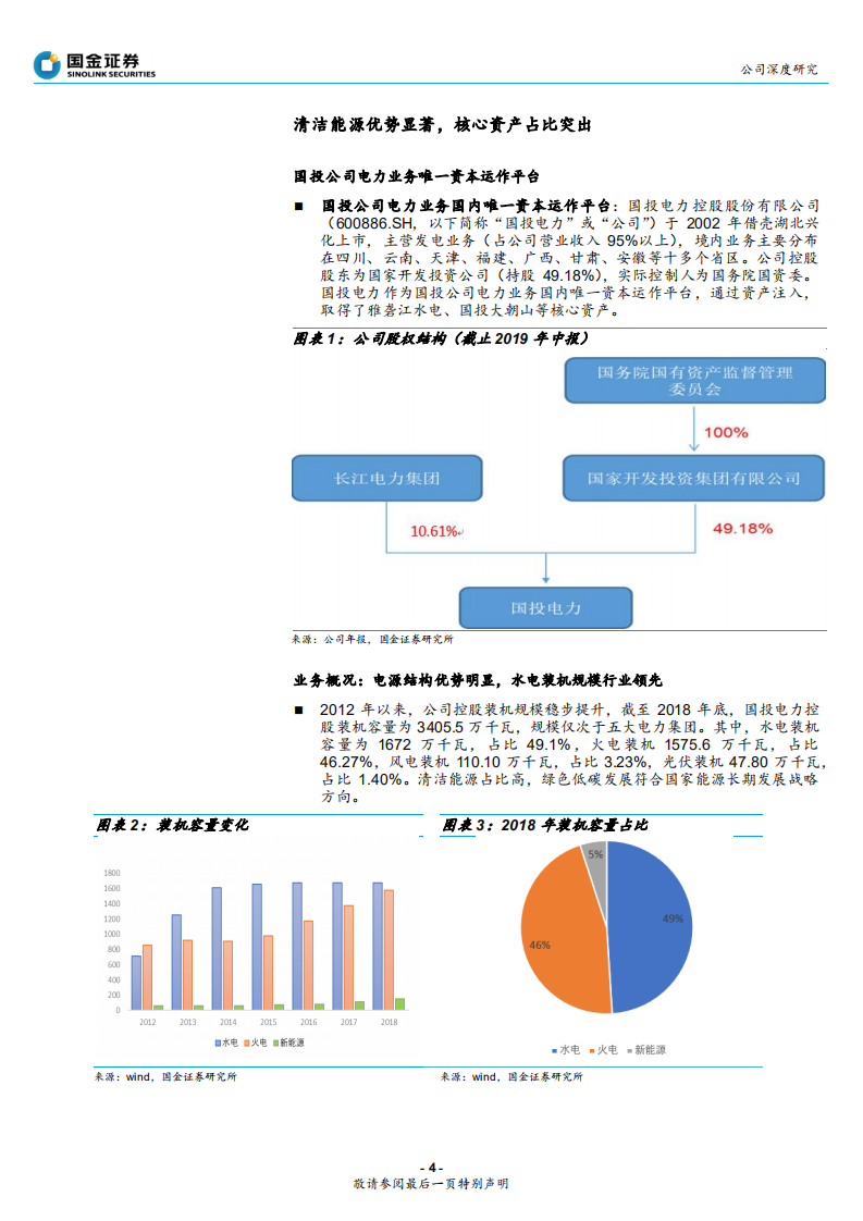 国投电力-火电盈利向好、水电成长可期，两翼齐飞成就龙头-190911.pdf 第4页