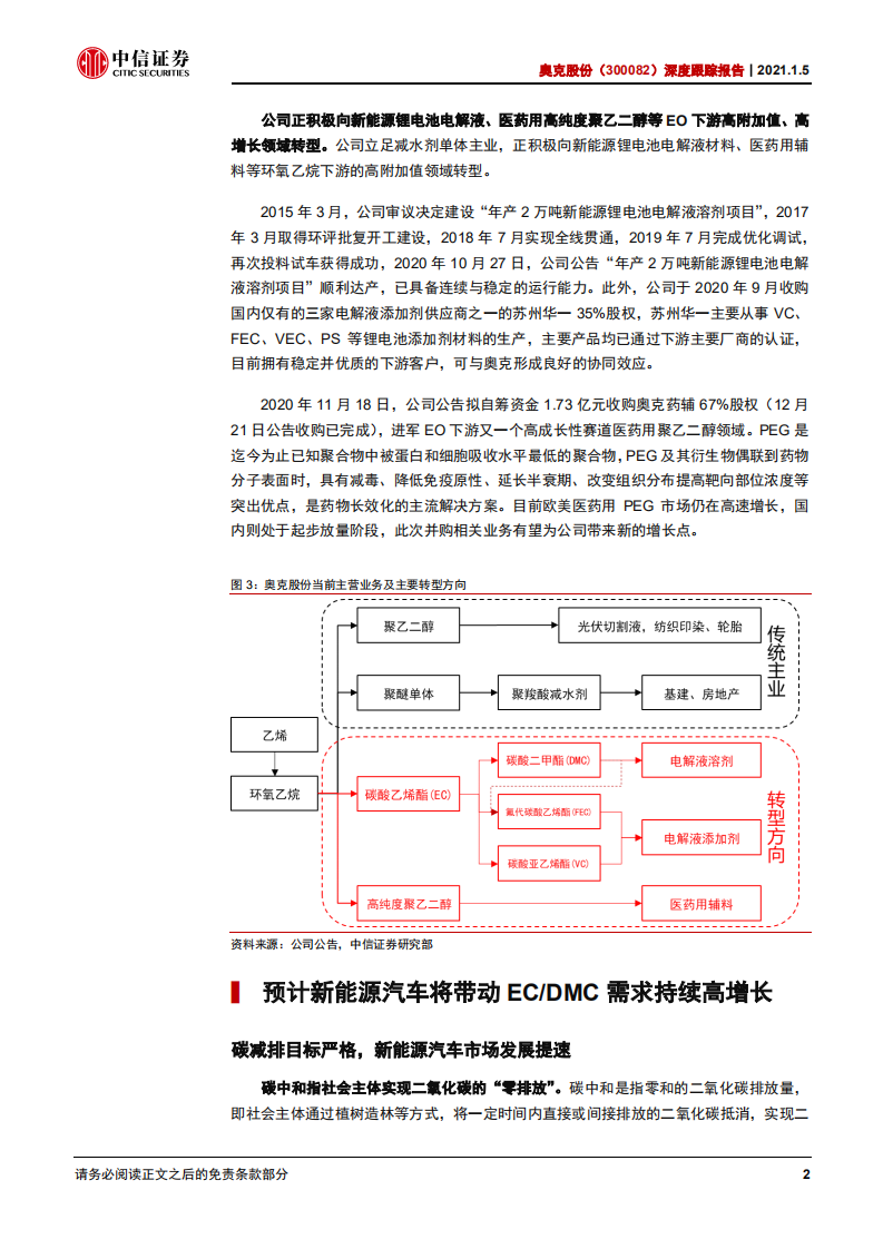 奥克股份-深度跟踪报告：EO精深加工龙头积极转型，新能源业务值得期待-20210105.pdf 第6页
