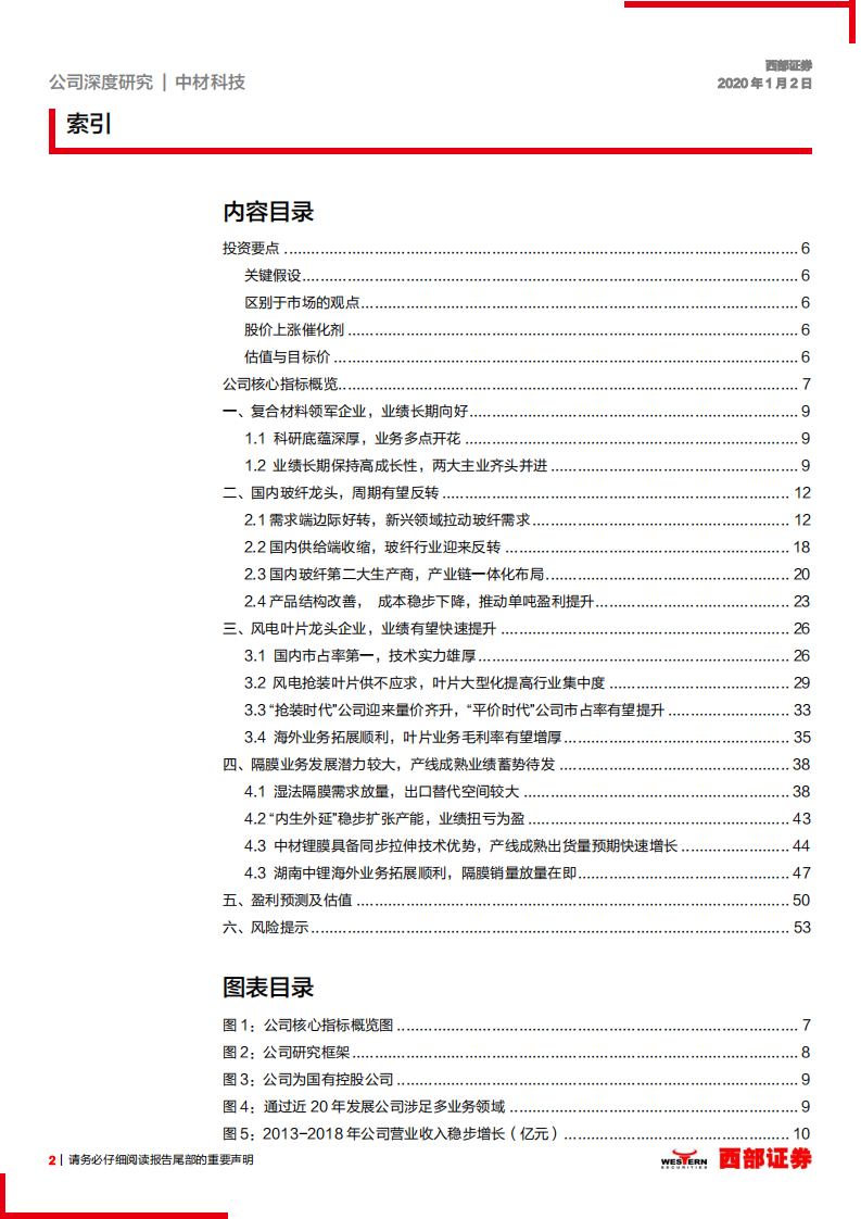 中材科技-首次覆盖：玻纤底部反转，叶片景气延续，锂膜放量可期-200102.pdf 第2页