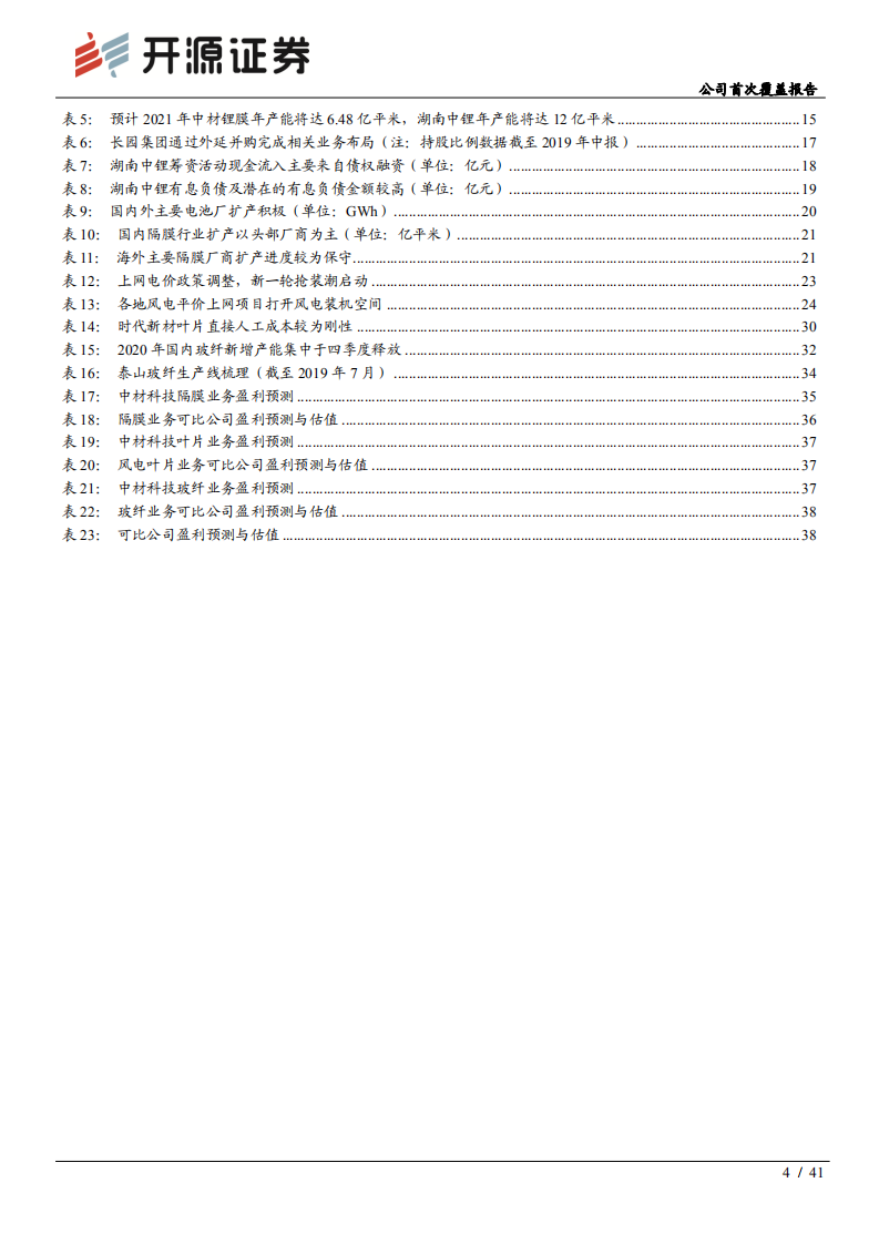 中材科技-公司首次覆盖报告：未来锂电隔膜龙头，多点共振向上-200210.pdf 第4页