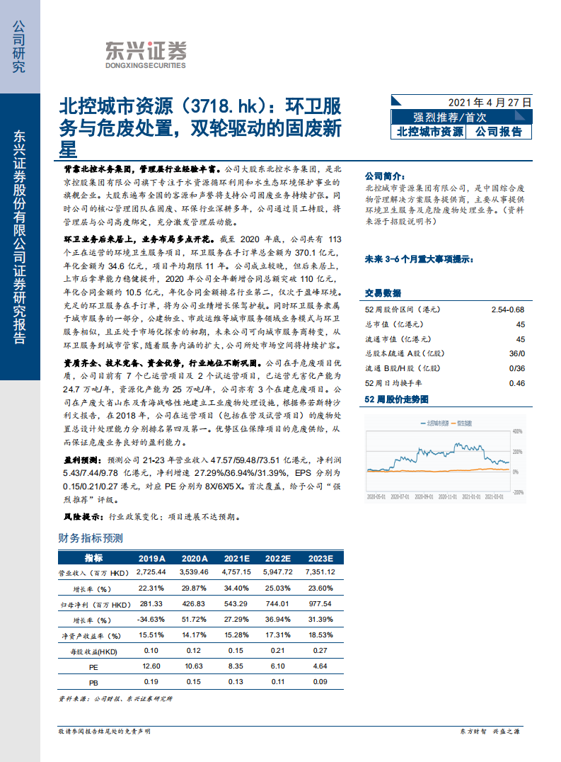 北控城市资源-环卫服务与危废处置，双轮驱动的固废新星.pdf 第1页