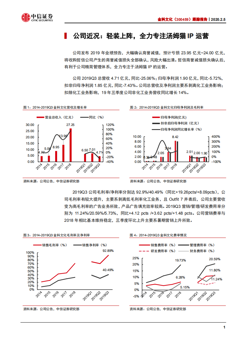 金科文化-跟踪报告：轻装上阵，&ldquo;汤姆猫&rdquo;加速快跑-200205.pdf 第5页