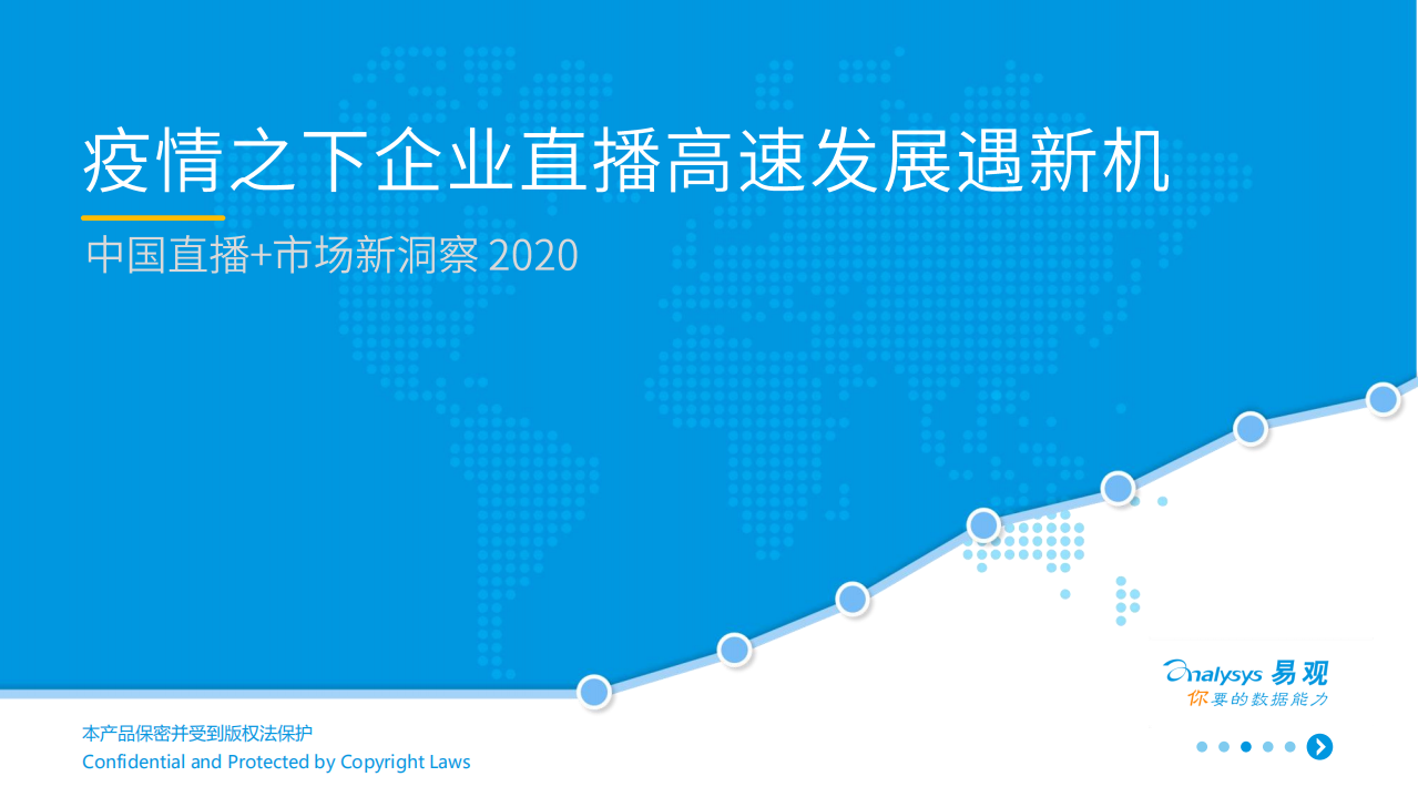 易观智库：中国直播+市场薪洞察2020：疫情之下企业直播告诉发展遇新机遇.pdf 第1页