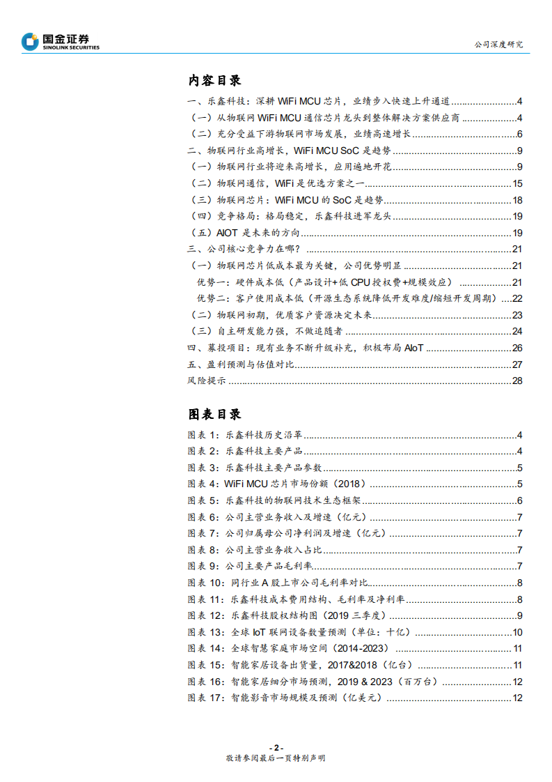 乐鑫科技-物联网WiFi MCU SoC龙头，未来大有可为-200219.pdf 第2页