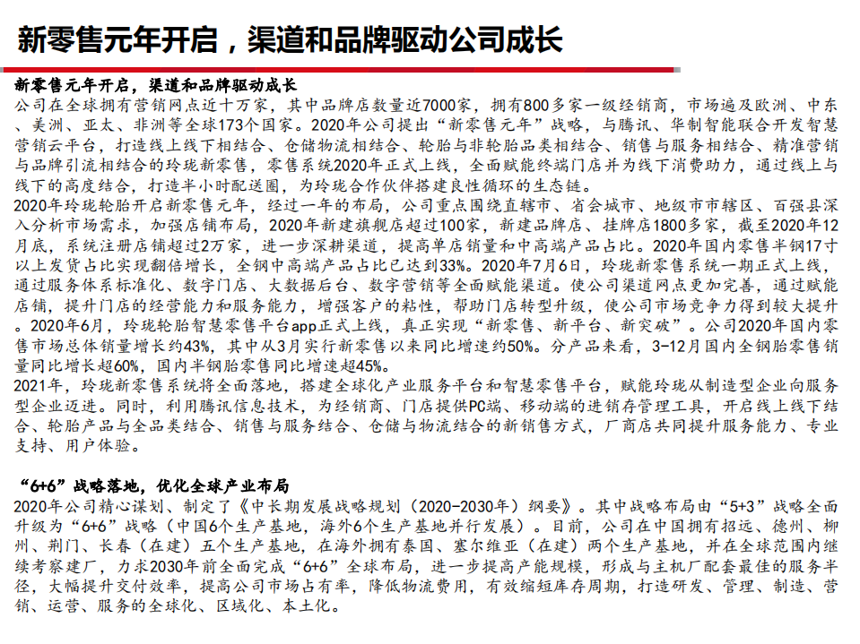 玲珑轮胎-公司财报点评：2020Q4维持高增长，2021年全面推进新零售-210413.pdf 第4页