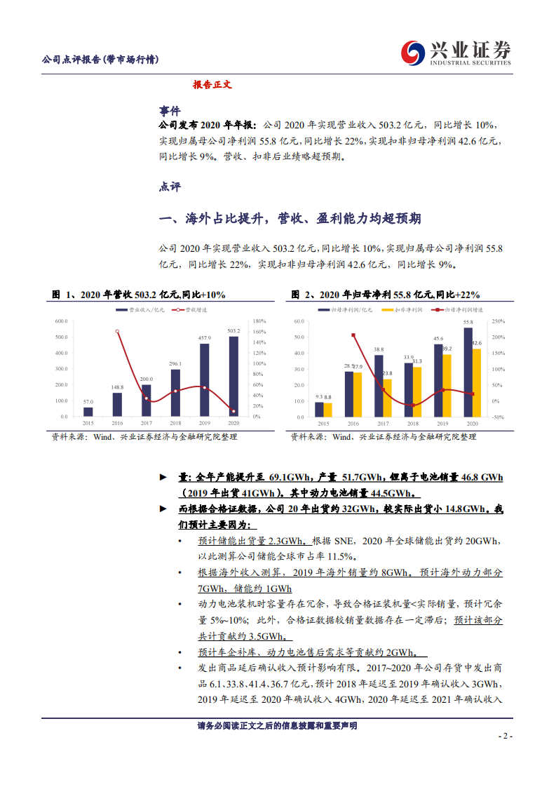 宁德时代-业绩超预期，Q4旺季现金流再爆发，行业地位超一流-210503.pdf 第2页