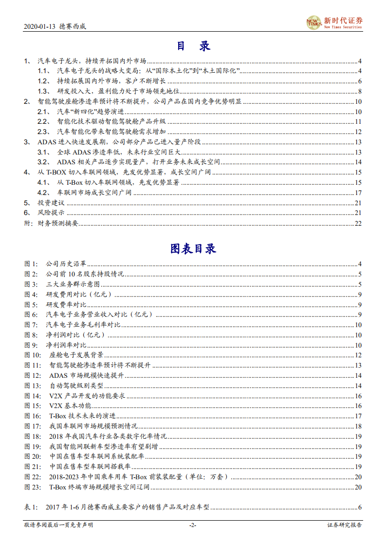德赛西威-业务基本面迎来拐点，智能驾驶打开新成长空-200113.pdf 第2页