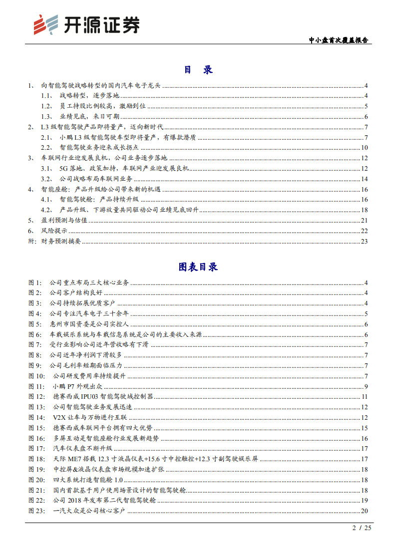 德赛西威-中小盘首次覆盖报告：智能驾驶新时代，德赛西威新起点-200306.pdf 第2页