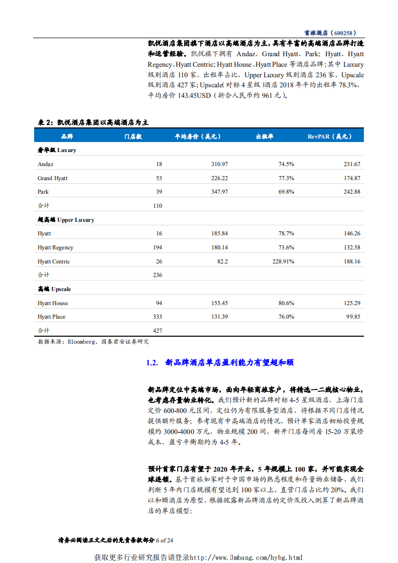 首旅酒店-更新报告：打破瓶颈，重塑估值体系-190228.pdf 第6页