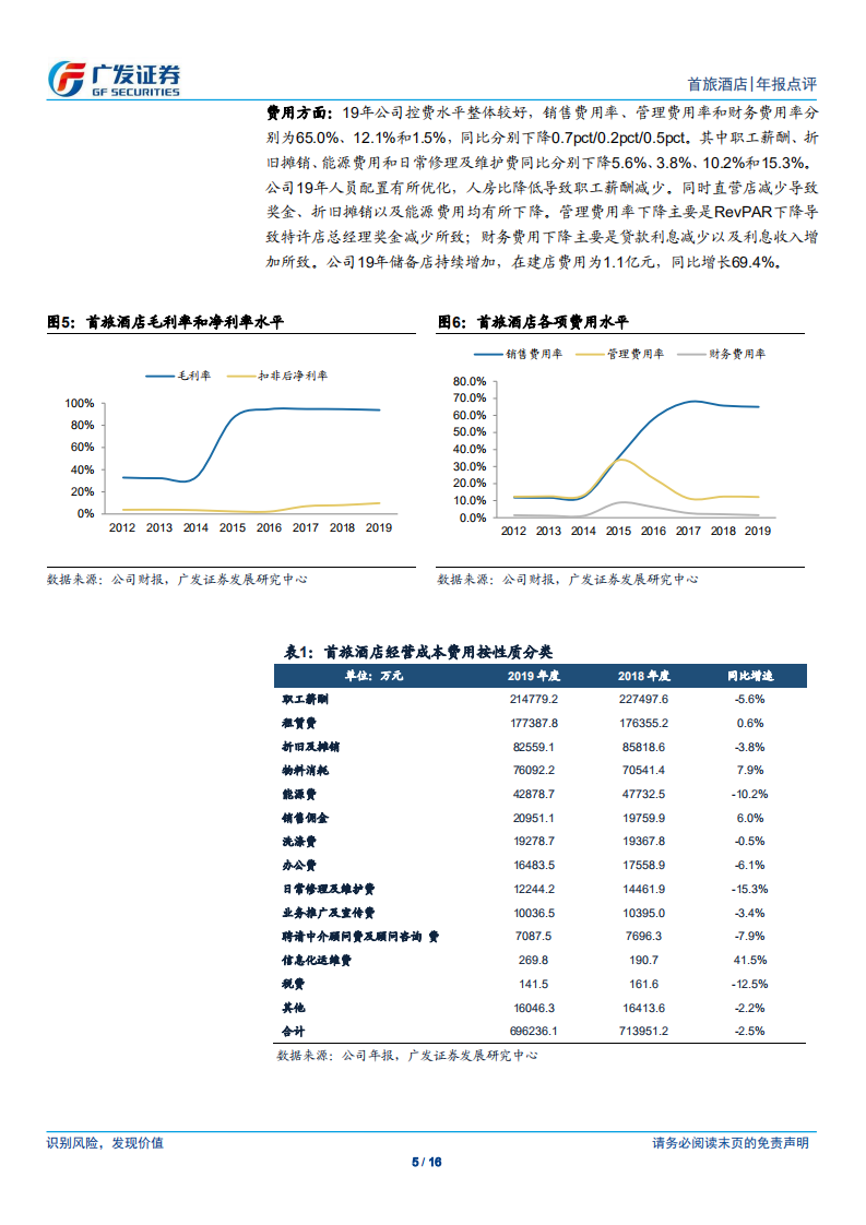 首旅酒店-控费水平出色，产品和服务升级加速-200422.pdf 第5页