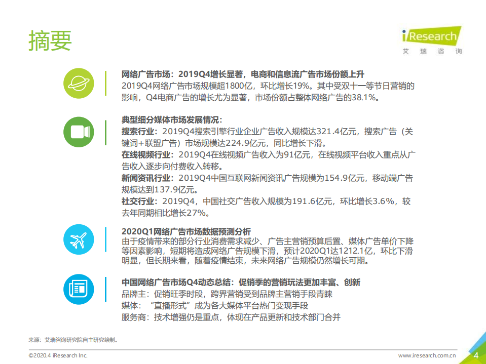 艾瑞咨询：2019Q4&2020Q1中国新经济典型市场数据发布报告.pdf 第4页