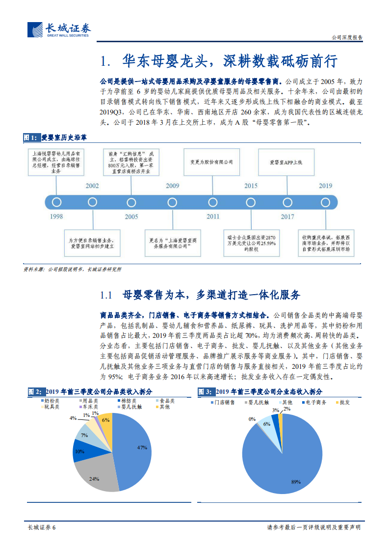爱婴室-公司深度报告：优质母婴零售龙头，展店提速空间广阔-191212.pdf 第6页