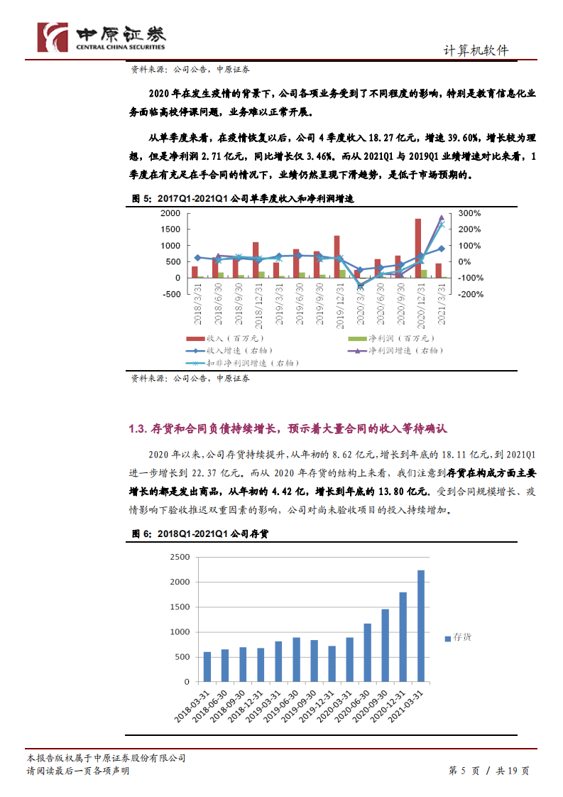 华宇软件-调研分析报告：期待的增长会迟到，却不会缺席-210425.pdf 第5页