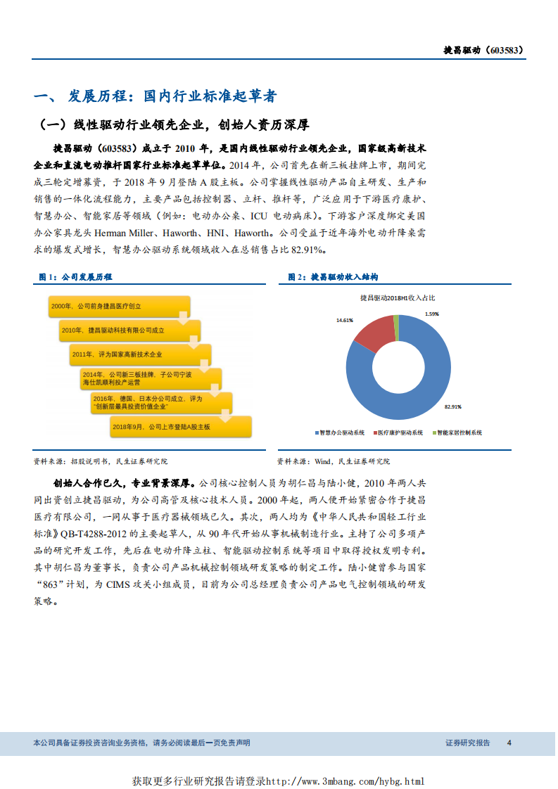 捷昌驱动-线性驱动标杆企业，受益海外智慧办公红利-190312.pdf 第4页