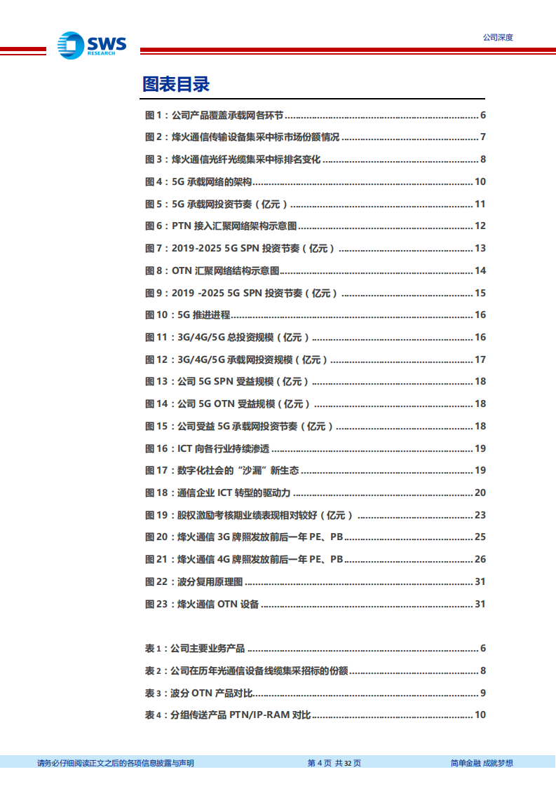 烽火通信：5G深度受益，ICT拓展望突破周期属性.pdf 第4页