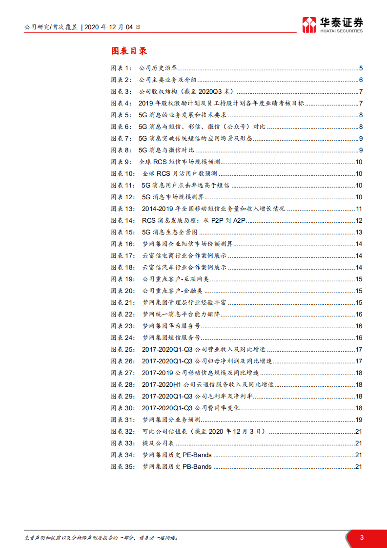 梦网集团-5G消息先行者，云通信龙头再起航-20201204.pdf 第3页