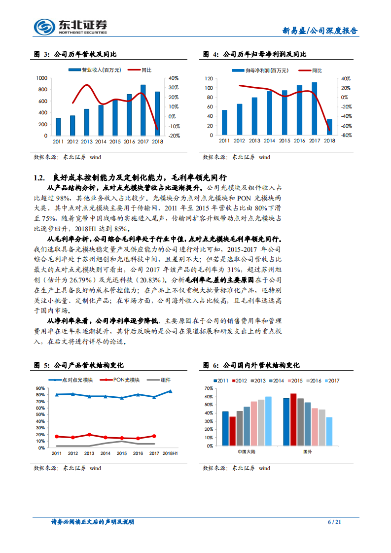 新易盛：伴光通信浪潮而生，拓展数通寻求突破.pdf 第6页