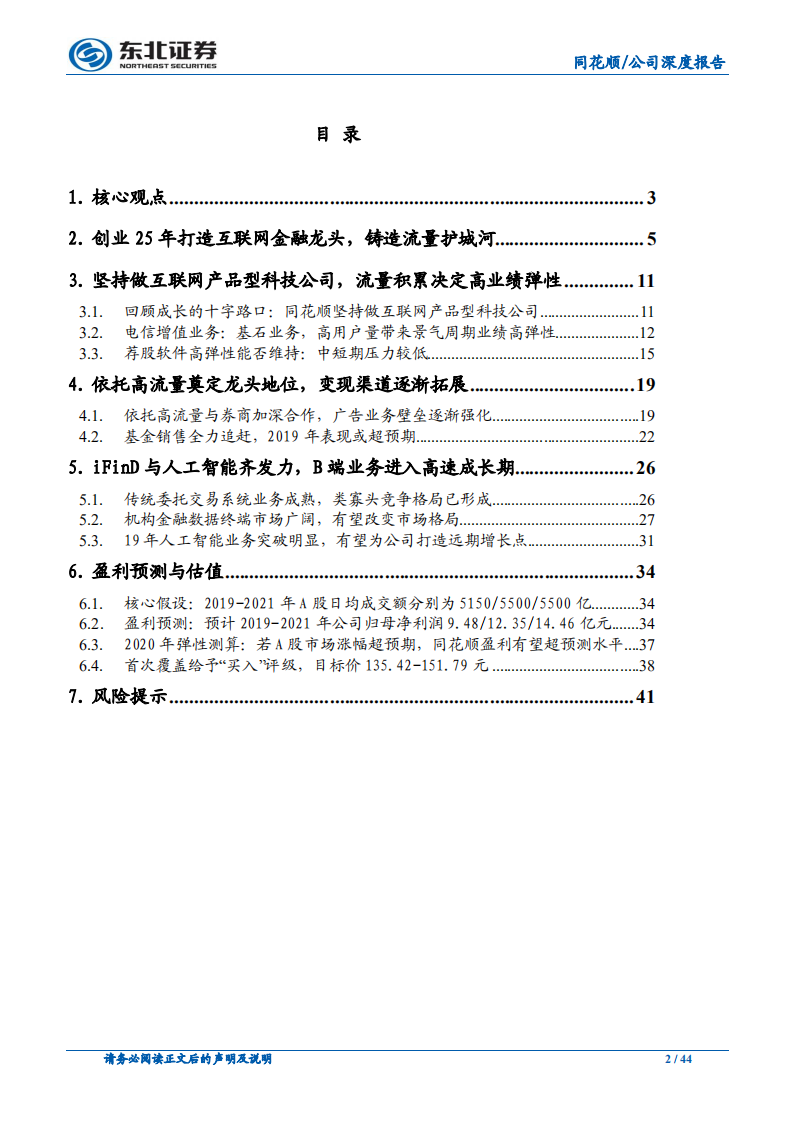 同花顺-牛市高弹性依旧，B端业务今非昔比-191216.pdf 第2页