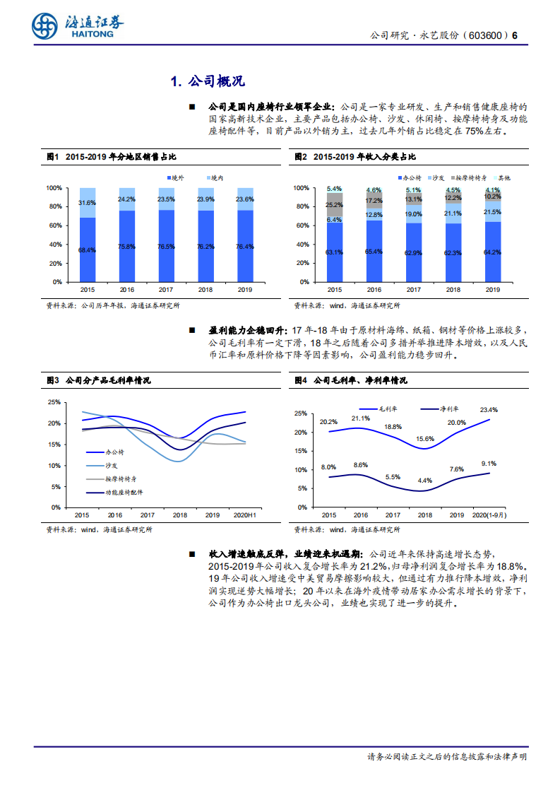 永艺股份-公司研究报告：把握居家办公机遇，座椅龙头乘风而起-20201216.pdf 第6页