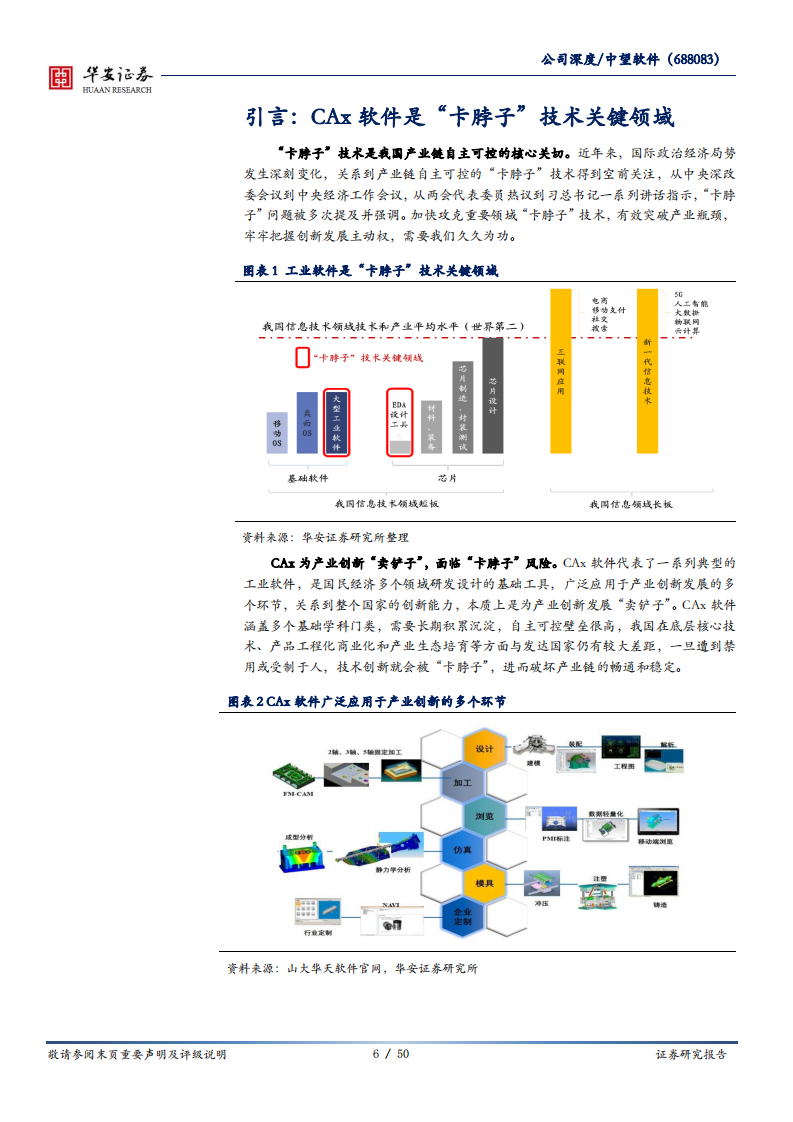 中望软件-工业软件系列报告（七）：中望所归一体化，龙腾CAx执牛耳-210408.pdf 第6页