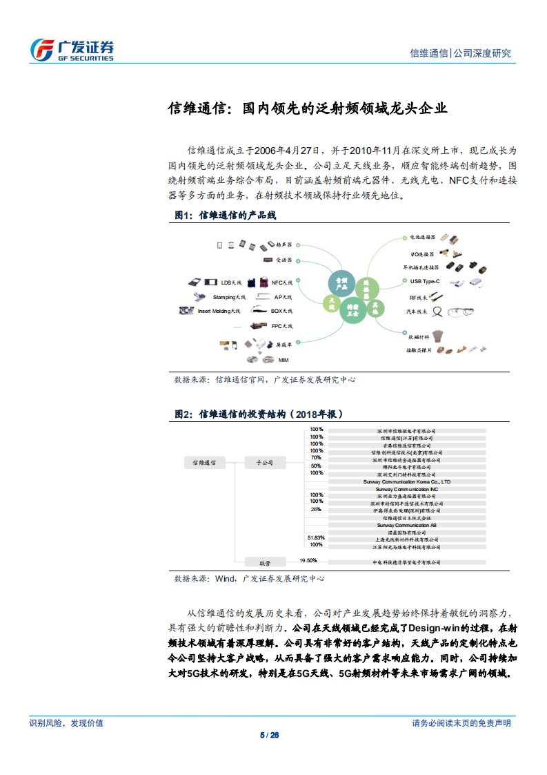 信维通信-布局5G时代，泛射频业务长期成长可期-190723.pdf 第5页