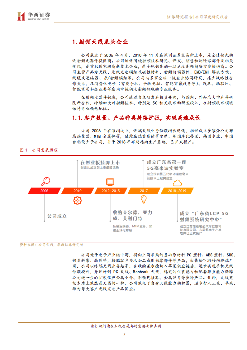 信维通信-射频天线龙头稳固，5G综合方案扬帆当时-20200706.pdf 第5页