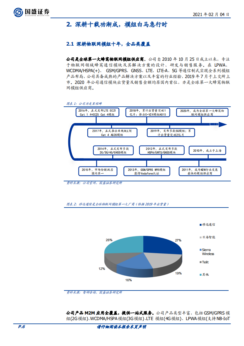 移远通信-强者恒强，模组龙头迈上新征程-210204.pdf 第6页