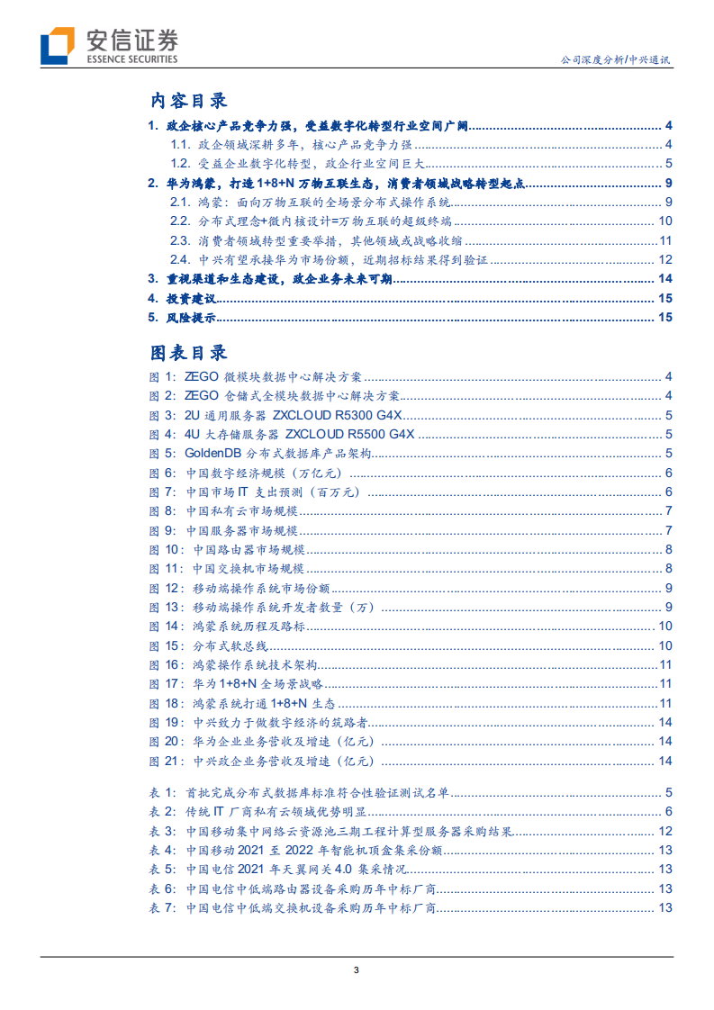 中兴通讯-技术带动产品渠道能力全面提升，企业信息化业务衍生第二成长曲线-210609.pdf 第3页