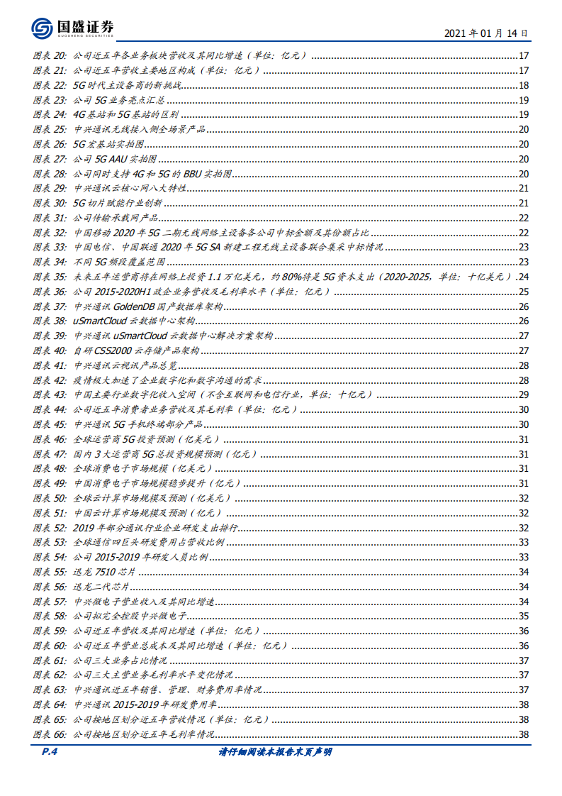 中兴通讯-始于5G，放眼ICT，科技龙头再启征程-210114.pdf 第4页