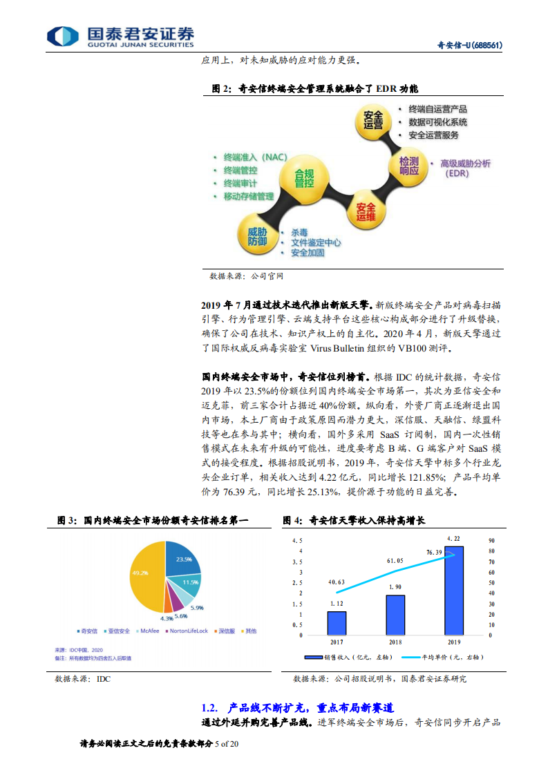奇安信-公司核心竞争力：解决方案全面和强大安全服务团队-210131.pdf 第5页