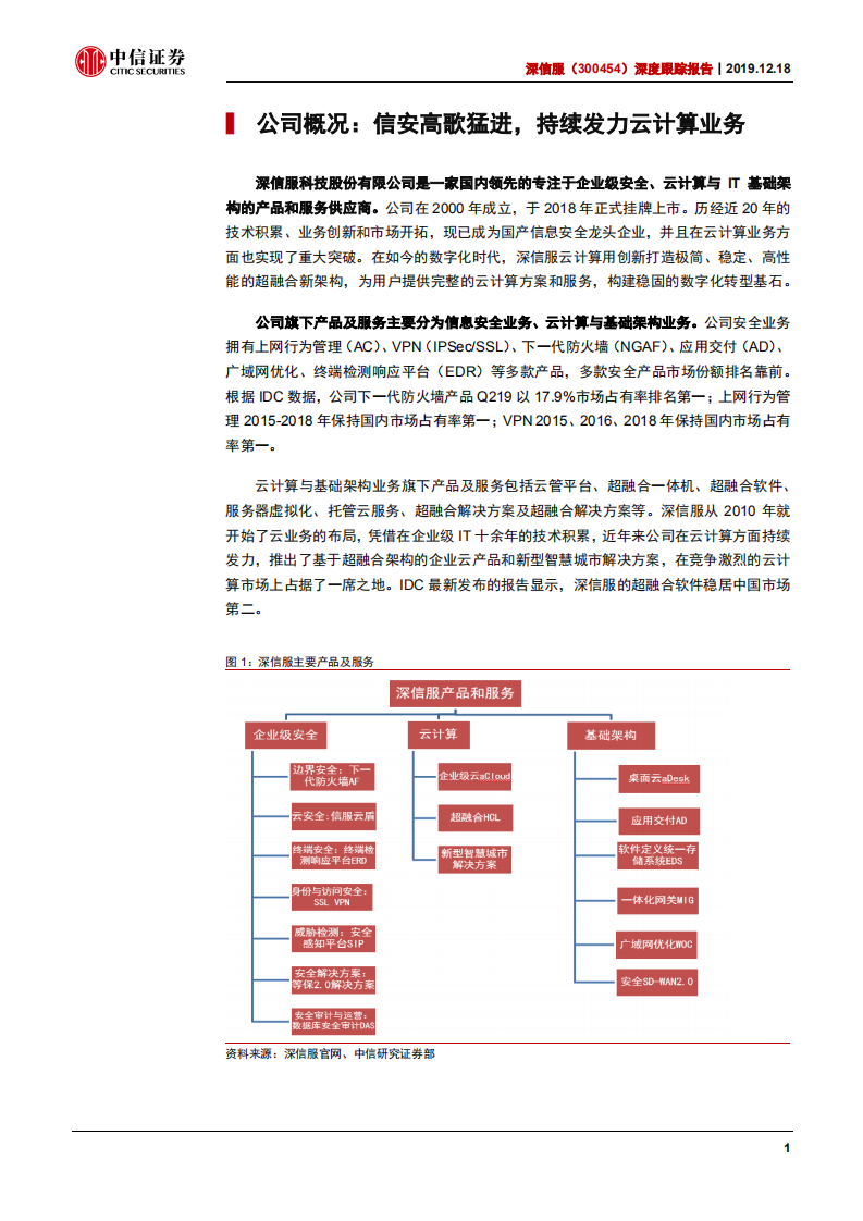 深信服-深度跟踪报告：云化基础设施领军，投入产出渐入佳境-191218.pdf 第5页